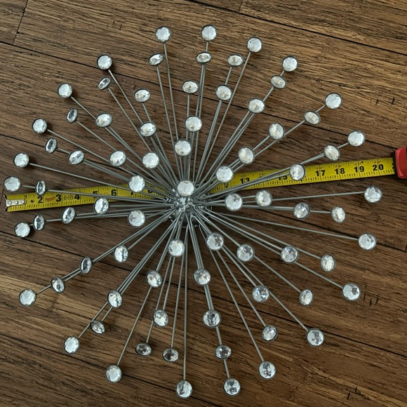 Silver Starburst Wall Art - Retro - Picture 2 of 2